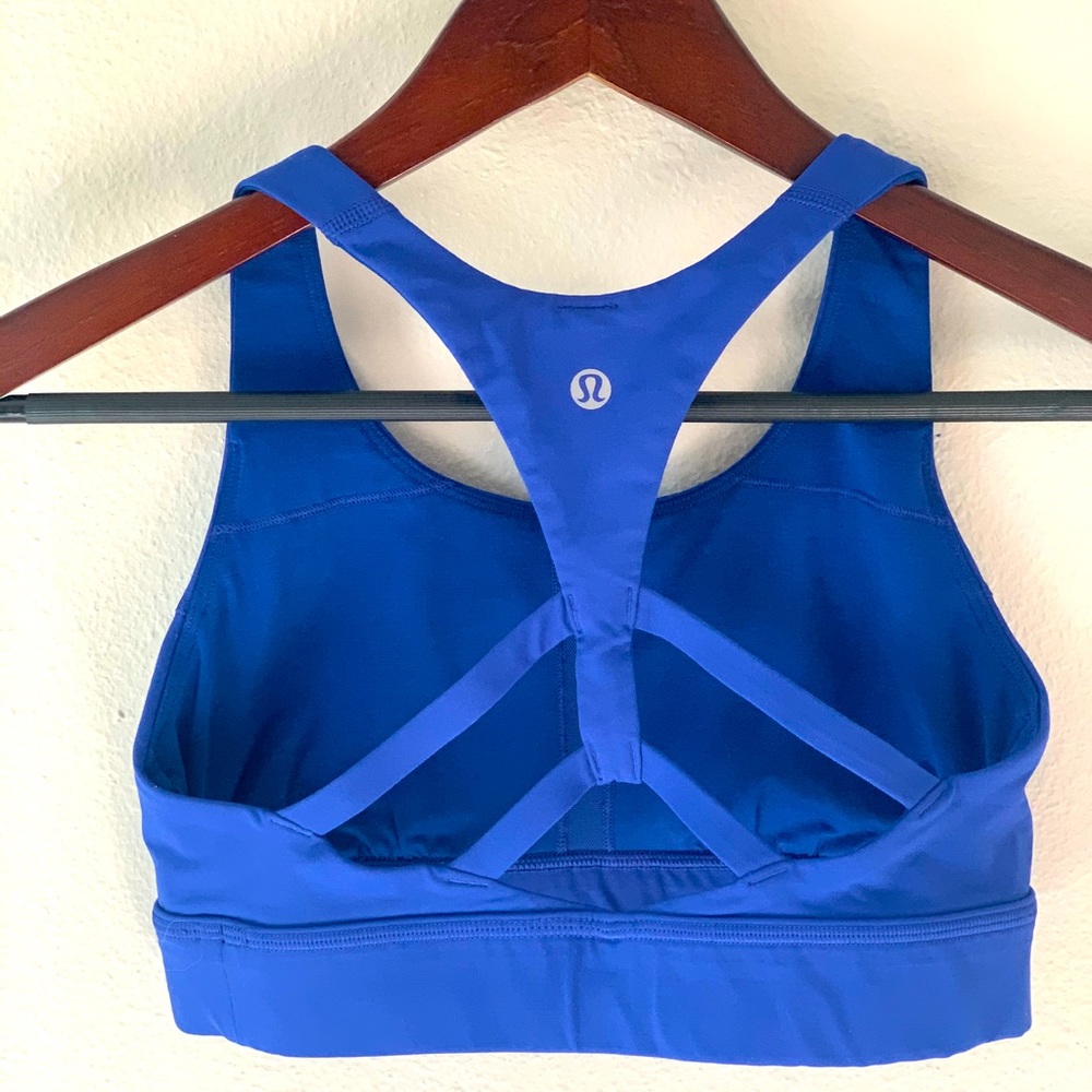 Blue Lululemon Sports Bra Size 4